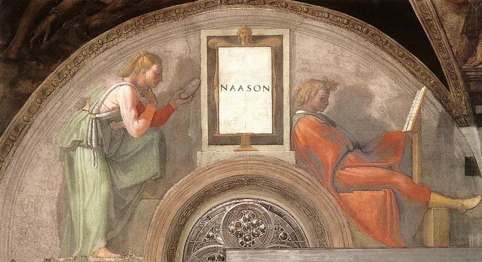 Nahshon, Michelangelo Buonarroti